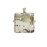 Pochette Utilitaire Plate MOLLE Zippée en Nylon 500D, 14,5 x 13 cm, 6 Coloris, vue 4