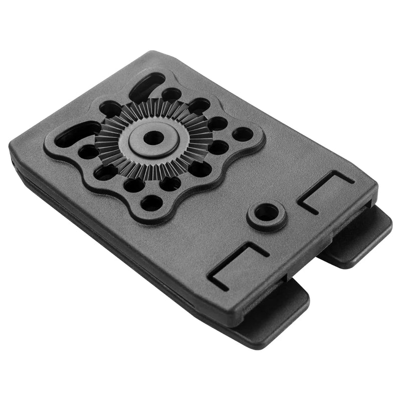 Adaptateur MOLLE et Ceinture pour Holster et Porte-Chargeur, Polymère Noir, 10,4 cm