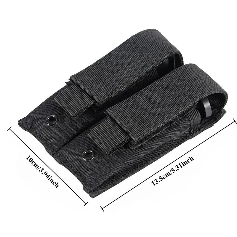 Porte-Chargeur Double MOLLE en Nylon pour Pistolet 9 mm et .40, vue 4