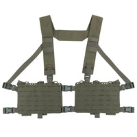 Gilet Tactique Chest Rig à Panneaux Latéraux Séparés, Découpe Laser MOLLE, Nylon, vue 9