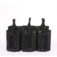 Porte-Chargeur Triple pour Fusil avec Poches Pistolet, MOLLE Nylon 1000D, 24 x 14 cm, vue 8