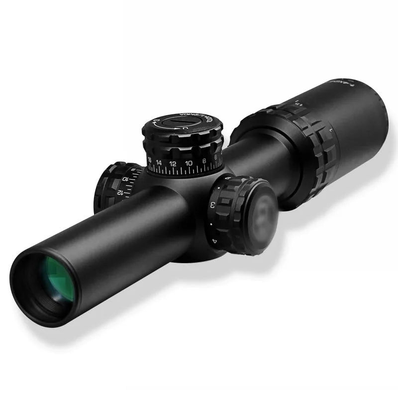 Lunette de Visée 1-6x24 pour Battue et Chasse, Alliage d'Aluminium Noir, vue 4
