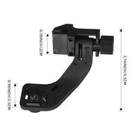 Support Vision Nocturne Bras en J pour Casque, Monoculaire PVS-14, Noir, vue 4