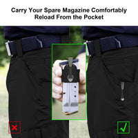 Porte-Chargeur Magnétique de Poche avec Clip pour Pistolet 9 mm et .40, Noir, vue 3