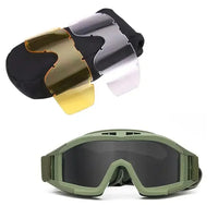 Masque Airsoft Ventilé à Sangle Élastique, 1 ou 3 Verres, 3 Coloris, vue 10