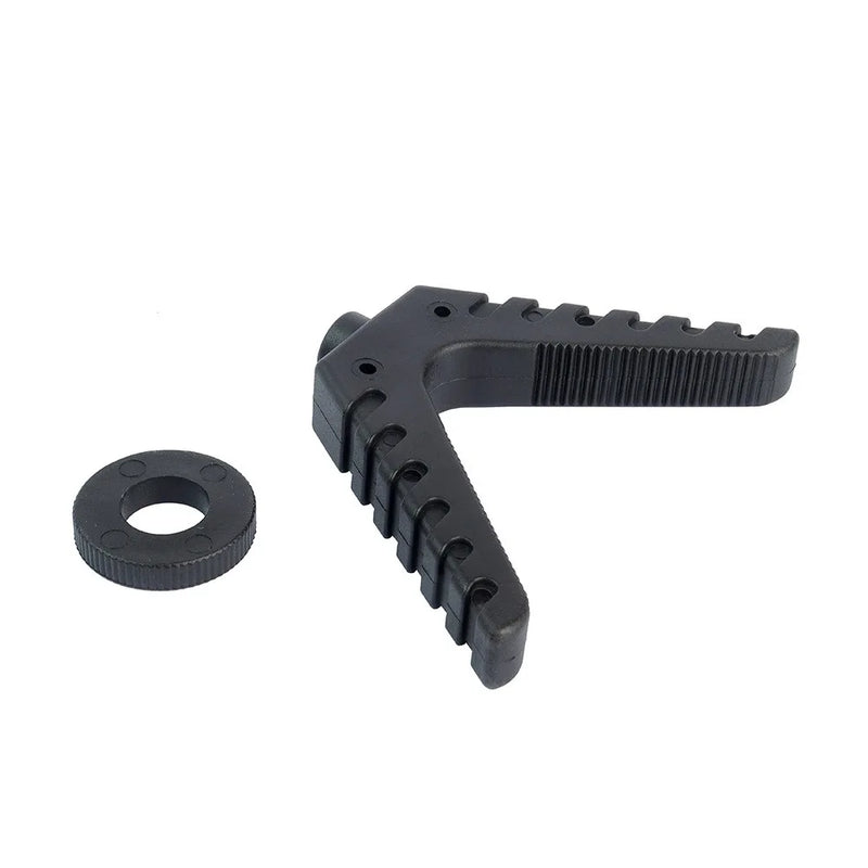 Fourche de Tir en V en Plastique Noir pour Canne de Tir, Filetage M6, Largeur 87 mm, vue 6
