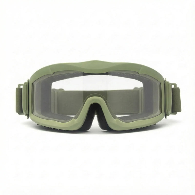 Lunettes Masque Tactiques Monture Noire, Sable ou Verte, Verre au Choix, vue 11