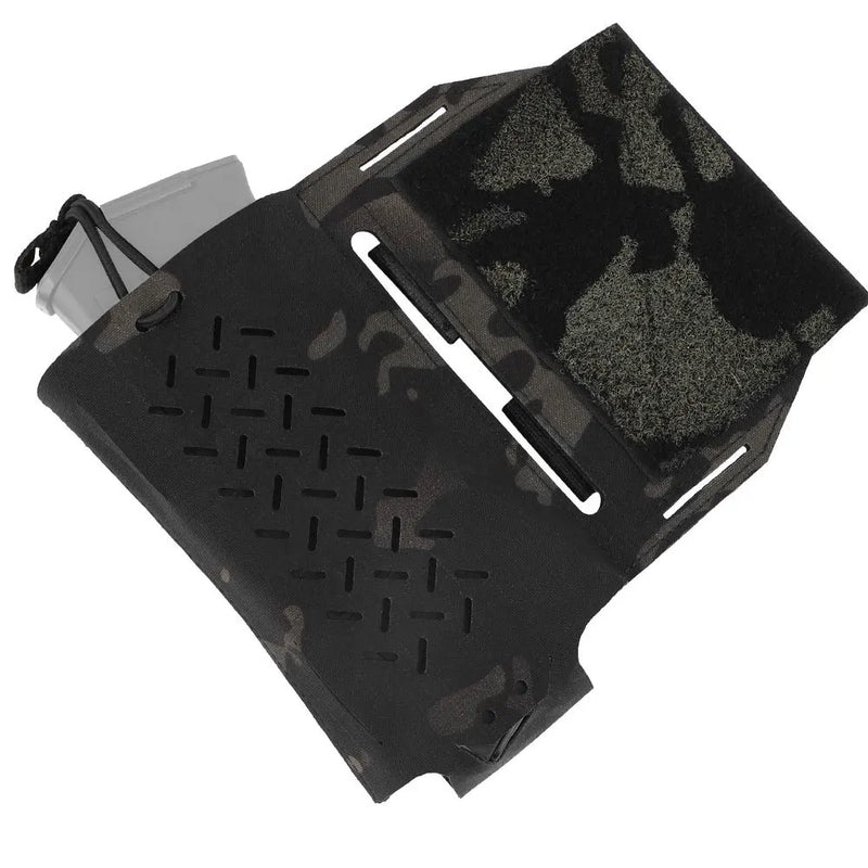 Poche Gilet Tactique d'Extension pour Chest Rig, Chargeur ou Radio, Découpe Laser, vue 11
