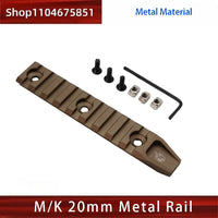 Rail Picatinny 20 mm pour Garde-Main M-LOK et KeyMod, Nylon ou Métal, Rail Seul ou Lot de 5 ou 6 Rails, vue 10