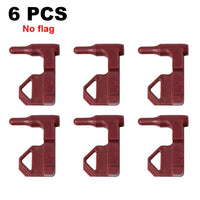 Drapeau de Chambre Vide en Polymère, avec Étiquette Brodée, Orange ou Bordeaux, Lot de 1 à 10, vue 23