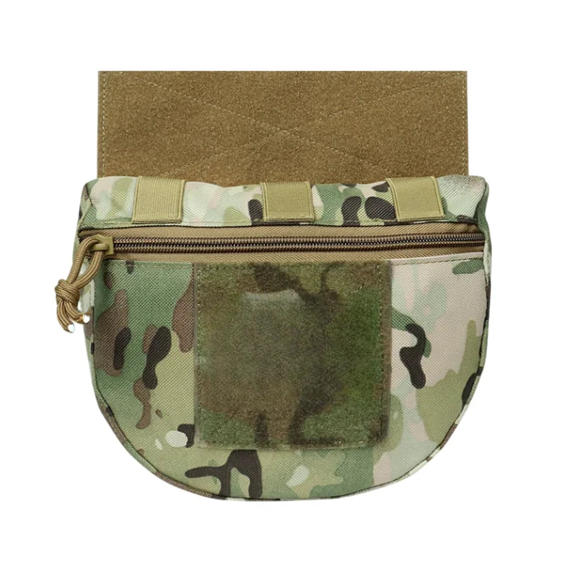 Pochette Pendante Sous-Ventrale pour Gilet Tactique, Polyester 1000D, 2 L, 21 x 24 x 4 cm, 4 Coloris, vue 7