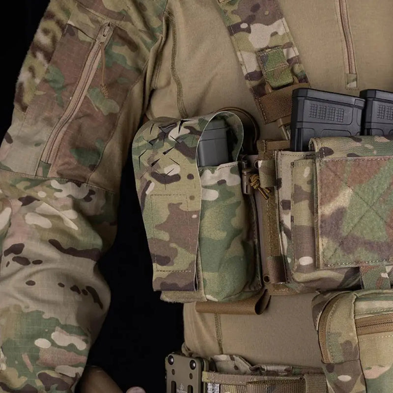 Porte-Chargeurs MOLLE Multifonction à Découpe Laser et Cordon Élastique, vue 3