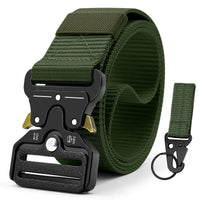 Ceinture Tactique Nylon à Boucle Métal Démontage Rapide, 3,8 cm, avec Mousqueton, vue 9