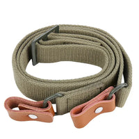 Bretelle de Fusil 2 Points pour AK, Nylon et Cuir, 62 à 112 cm