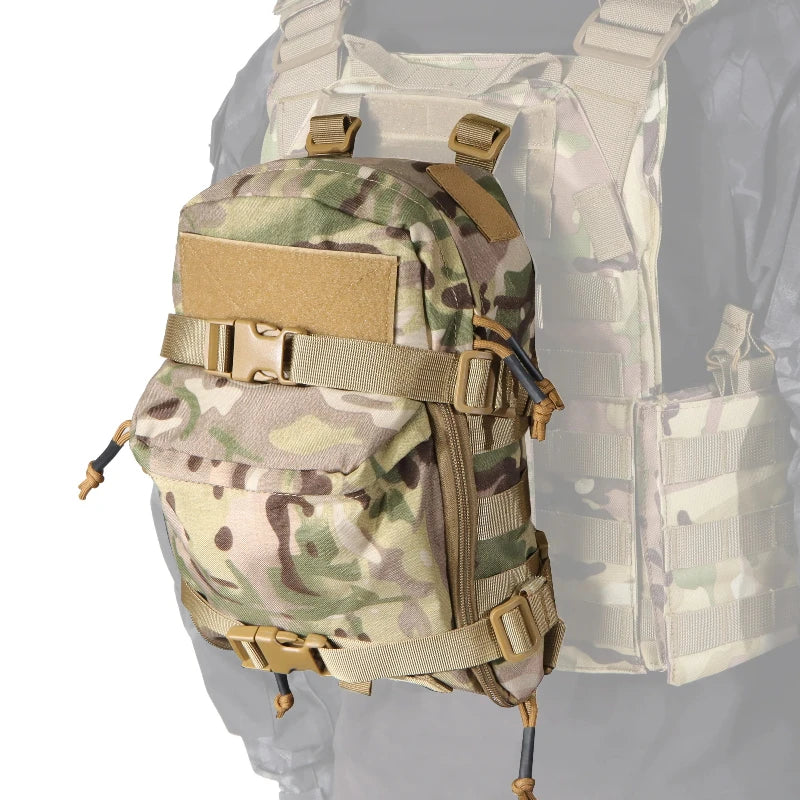 Sac d'Hydratation MOLLE 3 L en Nylon 500D pour Gilet Tactique, 31 x 23 x 11 cm, Cinq Coloris