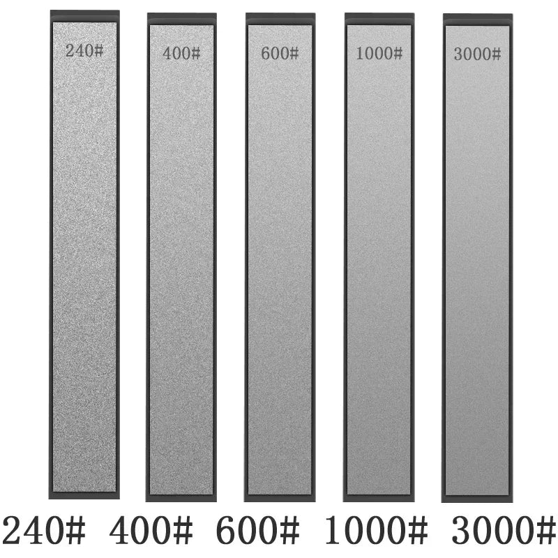 Pierre à Aiguiser Diamant 160 x 20 mm pour Affûteur de Couteaux, Grains de 120 à 3000, Lot de 1 à 5, vue 21