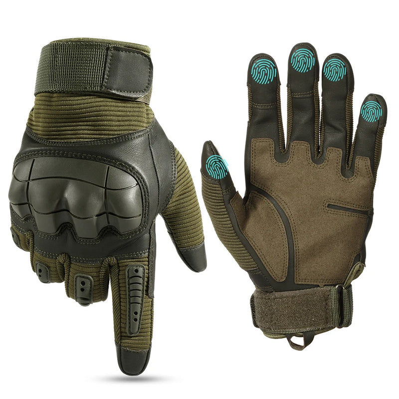 Gants Tactiques Écran Tactile à Coque Rigide, Noir, Vert ou Marron, vue 7