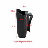 Porte-Chargeur Simple Rigide du 9 mm au .45, Polymère, Clip de Ceinture, vue 8