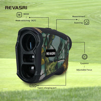 Télémètre Laser de Chasse Camouflage Rechargeable, 600 ou 1000 m, Angle et Vitesse, vue 8