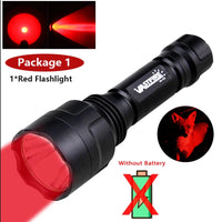 Lampe Tactique de Chasse LED Verte, Rouge ou Blanche, avec Interrupteur Déporté, vue 8