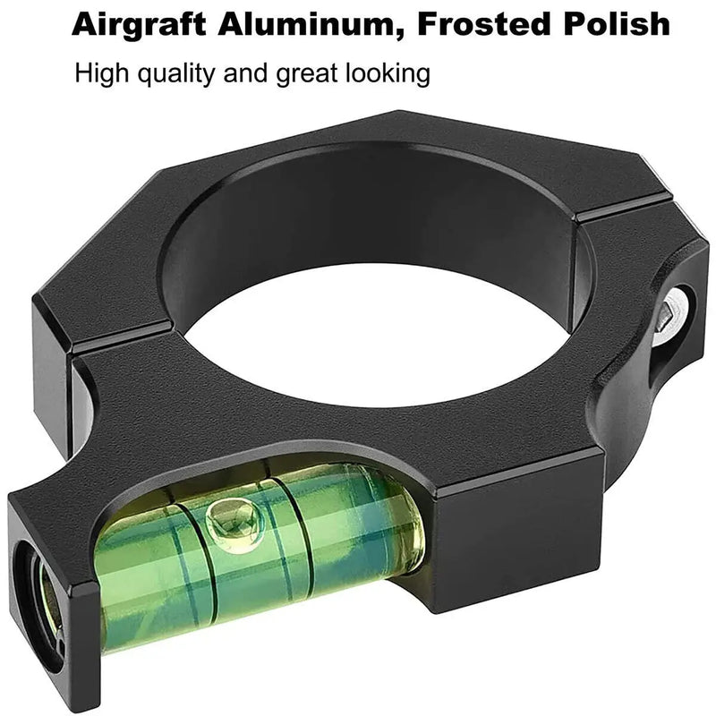 Niveau à Bulle pour Lunette de Tir avec Collier 25,4, 30 ou 34 mm, Rail 11 ou 20 mm, Aluminium Noir, vue 3