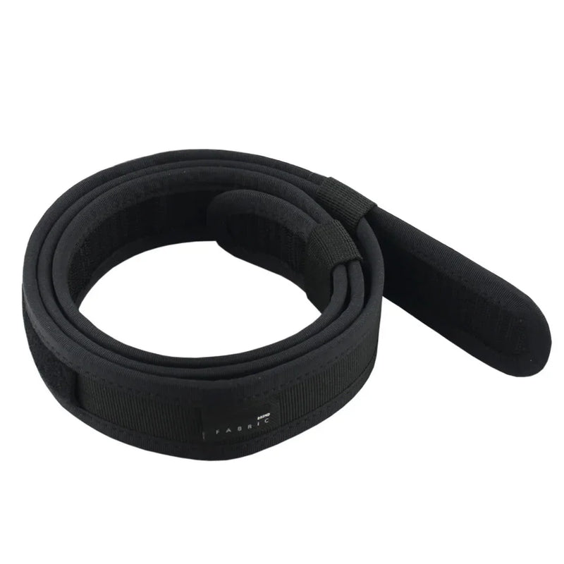 Ceinture Tactique Intérieure Auto-Agrippante en Nylon, 3,8 x 130 cm, 3 Coloris