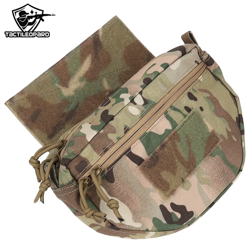 Pochette Ventrale pour Gilet Tactique, Nylon 500D, Fixation Auto-Agrippante, 5 Coloris, vue 11