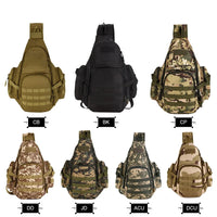 Sac Bandoulière Tactique 50 cm en Nylon Anti-Déchirure, Poches MOLLE, 4 Coloris, vue 6
