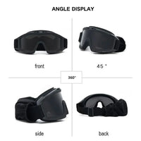 Masque Airsoft Ventilé à Sangle Élastique, 1 ou 3 Verres, 3 Coloris, vue 4
