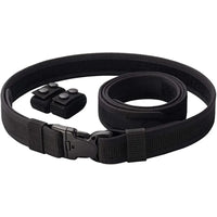 Ceinture Tactique de Service Double en Nylon Noir, Tailles S à XL, vue 7