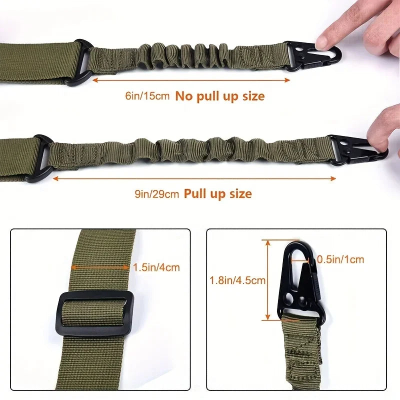 Bretelle de Fusil 2 Points à Crochets, Épaulière ou Anneaux en Option, vue 5