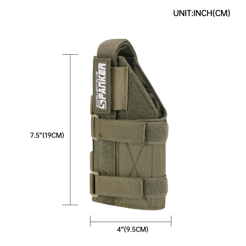 Holster de Ceinture MOLLE Gaucher en Nylon 500D pour Arme de Poing, 6 Coloris, vue 2
