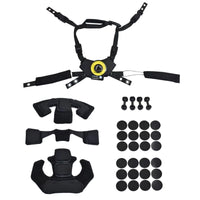 Suspension à Molette et Coussinets pour Casque Tactique, Sable, Vert ou Noir, vue 12