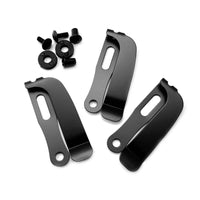 Pince de Ceinture pour Holster et Étui en Acier Inoxydable, Droitier ou Gaucher, 1 à 4 Pièces, vue 2