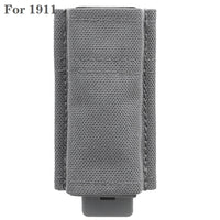 Porte-Chargeur Pistolet Simple 9 mm ou 1911, Nylon, MOLLE et Ceinture, vue 13