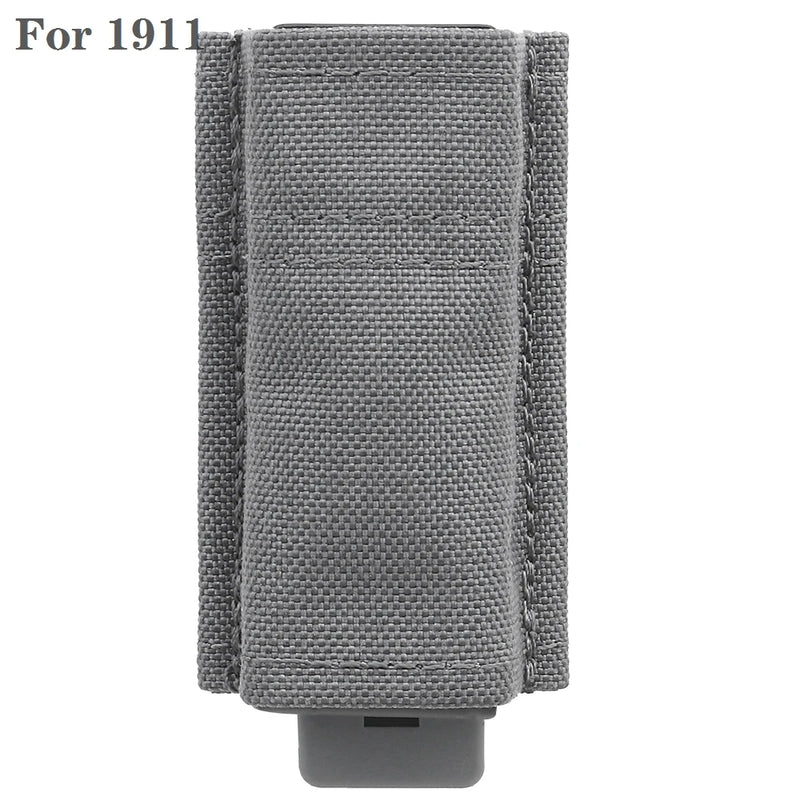 Porte-Chargeur Pistolet Simple 9 mm ou 1911, Nylon, MOLLE et Ceinture, vue 13