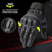 Gants Tactiques à Coque Rigide sur les Phalanges, Paume Siliconée et Bouts de Doigts Tactiles, 3 Coloris, S à XL, vue 3