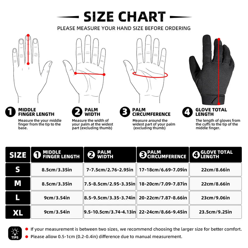 Gants Tactiques de Travail en Nylon Stretch, Paume Antidérapante, Noir ou Vert Armée, S à XL, vue 7