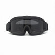Lunettes Masque Tactiques Monture Noire, Sable ou Verte, Verre au Choix