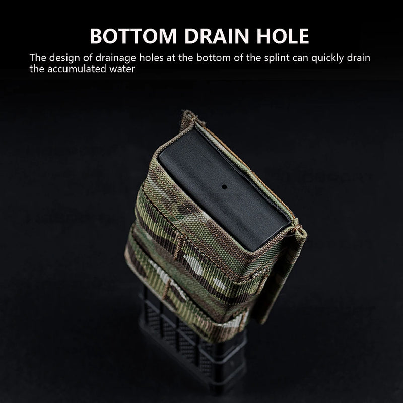 Porte-Chargeur 5,56 mm en Nylon, Court, Moyen ou Long, Fixation MOLLE, vue 3