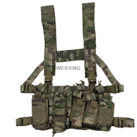 Gilet Tactique Chest Rig Léger en Nylon avec Quatre Porte-Chargeurs, Six Coloris, vue 5