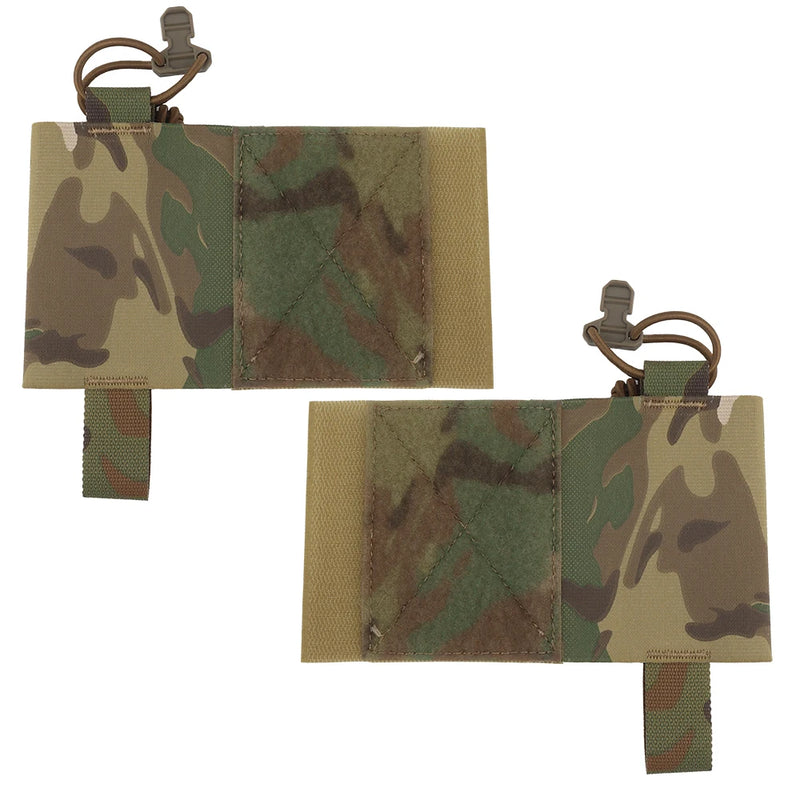 Poches Latérales Élastiques pour Gilet Tactique Porte-Plaques, Nylon 500D, Paire, vue 9
