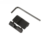 Adaptateur de Rail 11 mm vers Picatinny, Aluminium Noir, 1 ou 2 Pièces, vue 6