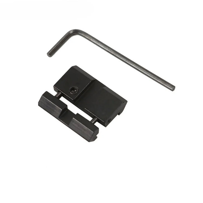 Adaptateur de Rail 11 mm vers Picatinny, Aluminium Noir, 1 ou 2 Pièces, vue 6