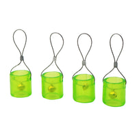Cible de Tir Suspendue pour Lance-Pierre avec Clochette, Caoutchouc Vert, vue 8