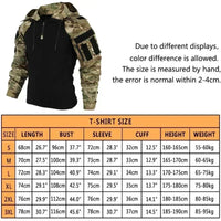 Chemise de Combat Airsoft à Capuche Amovible et Demi-Zip, Homme, 6 Coloris, vue 4
