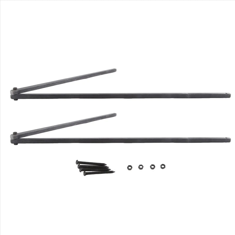 Porte-Cible Tir à l'Arc Articulé en Métal, Paire de 50 cm, pour Cibles de 40 à 80 cm, vue 2