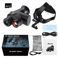 Monoculaire Vision Nocturne Numérique 4K, Bandeau de Tête, Infrarouge 850 nm, vue 8