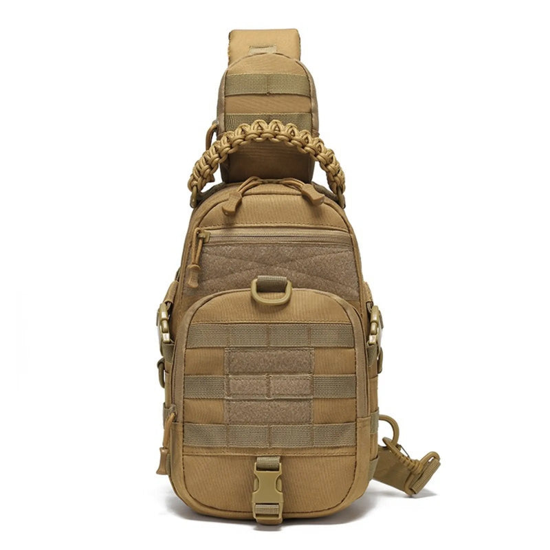 Sac Bandoulière Tactique 5,5 L en Polyester 600D, Poignée Tressée et MOLLE, vue 10