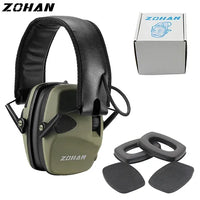 Casque Anti-Bruit de Tir Électronique avec Coussinets de Rechange, Noir ou Vert, vue 5